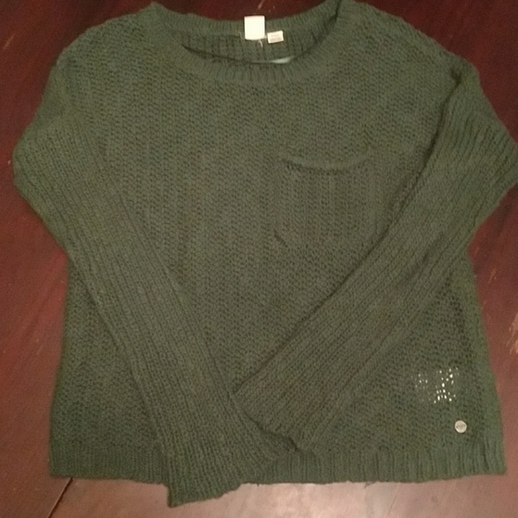Roxy Sweaters - ROXY oversized sweater DARK GREEN sz M w/pkt